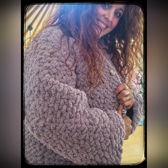 Homade crochet jacket - Picture 3 of 3